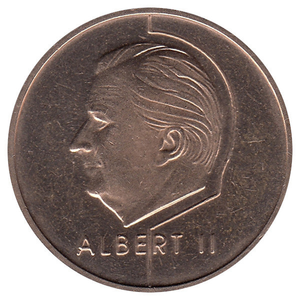 Бельгия (Belgie) 20 франков 1996 год