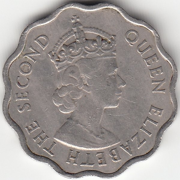 Маврикий 10 центов 1971 год