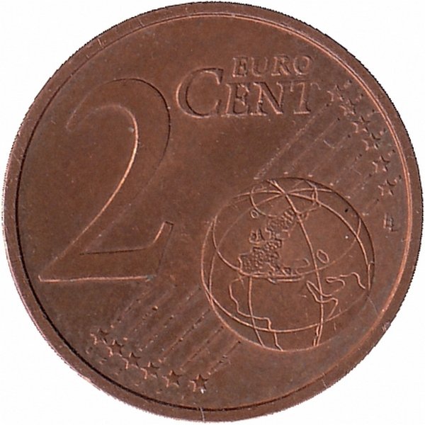 Испания 2 евроцента 2009 год