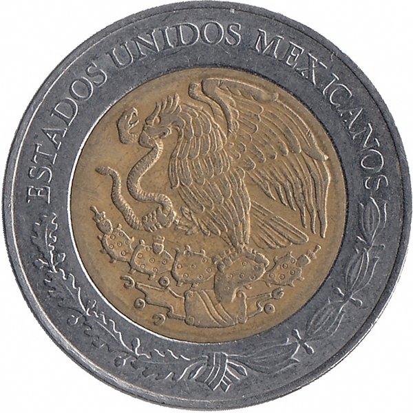 Мексика 5 песо 2016 год