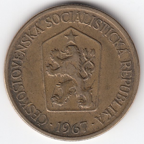 Чехословакия 1 крона 1967 год