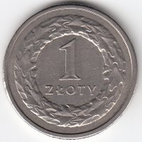 Польша 1 злотый 1992 год