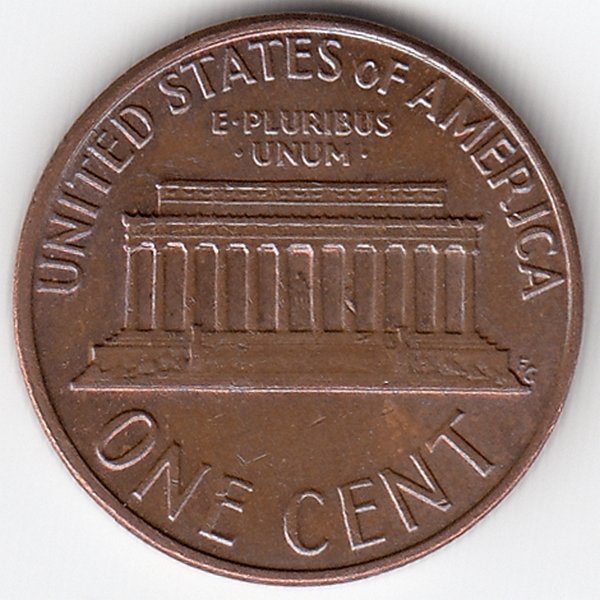 США 1 цент 1975 год (D)