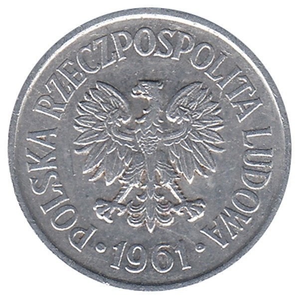 Польша 10 грошей 1961 год
