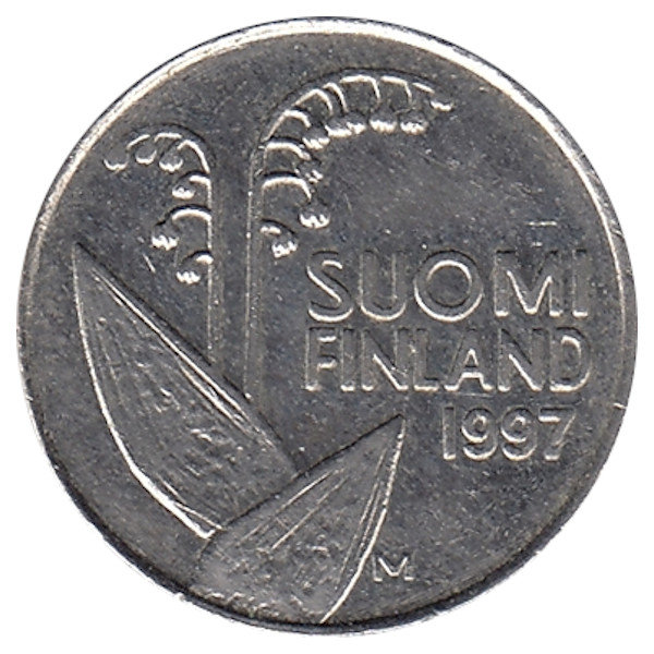 Финляндия 10 пенни 1997 год