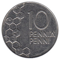 Финляндия 10 пенни 1997 год