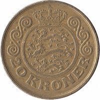 Дания 20 крон 1994 год