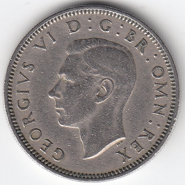 Великобритания 1 шиллинг 1950 год (Английский герб)