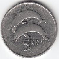 Исландия 5 крон 1999 год