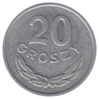 Польша 20 грошей 1963 год