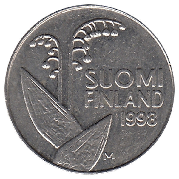 Финляндия 10 пенни 1998 год