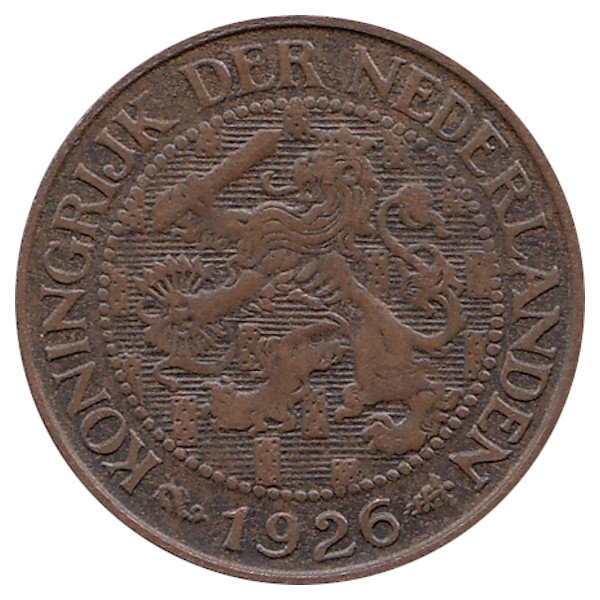Нидерланды 1 цент 1926 год
