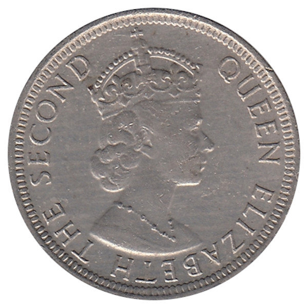 Маврикий 1/4 рупии 1975 год