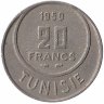 Тунис 20 франков 1950 год