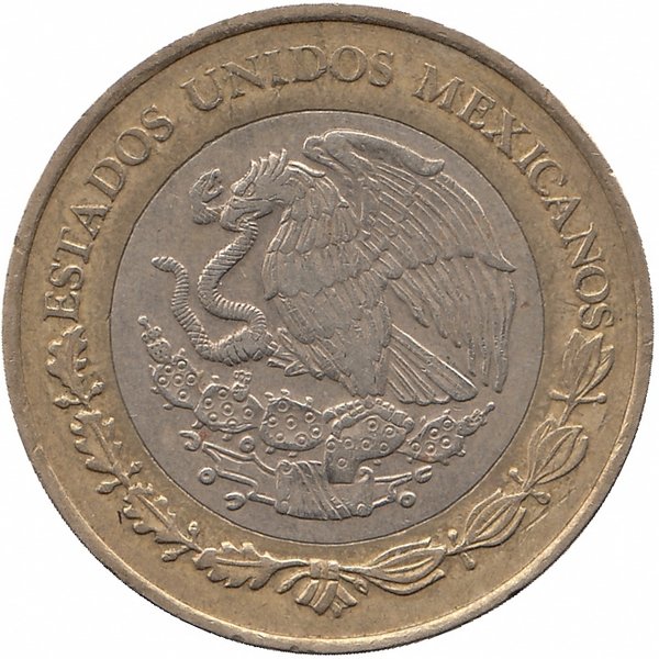 Мексика 10 песо 2015 год