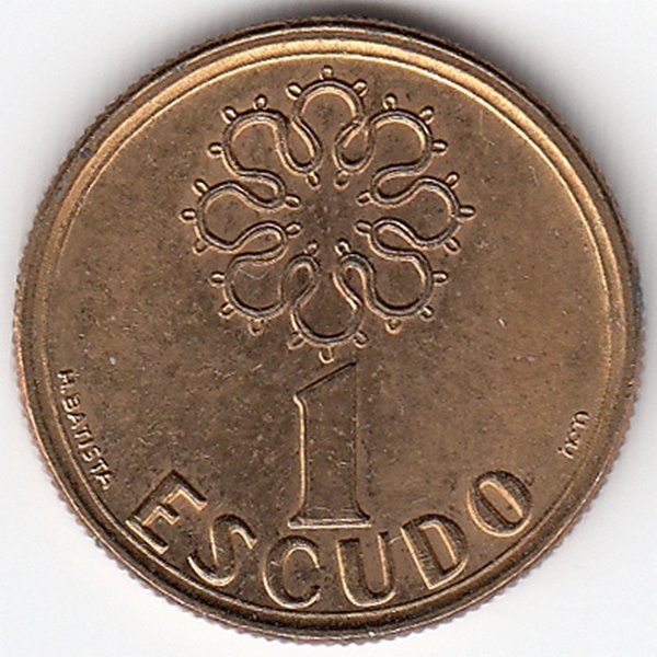 Португалия 1 эскудо 1999 год
