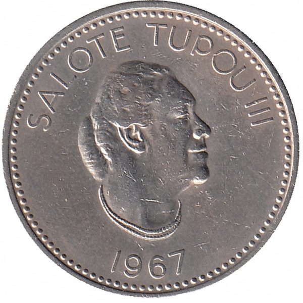 Тонга 10 сенити 1967 год