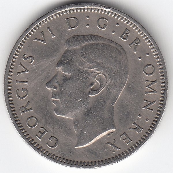 Великобритания 1 шиллинг 1951 год (Английский герб)
