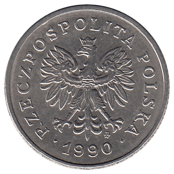 Польша 20 грошей 1990 год
