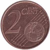Испания 2 евроцента 2018 год