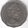 Австралия 50 центов 1983 год