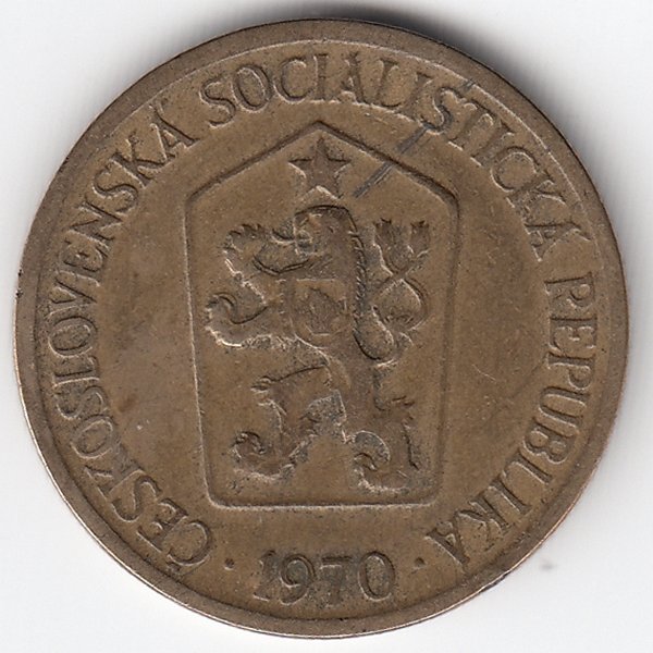 Чехословакия 1 крона 1970 год