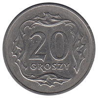 Польша 20 грошей 1996 год