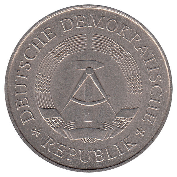 ГДР 5 марок 1969 год РЕДКАЯ! (серый цвет)
