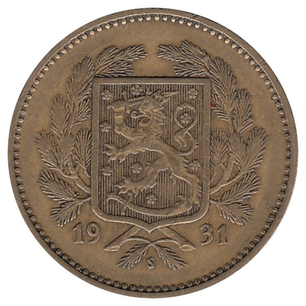 Финляндия 5 марок 1931 год