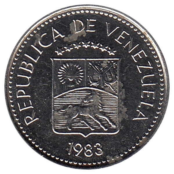Венесуэла 5 сентимо 1983 год