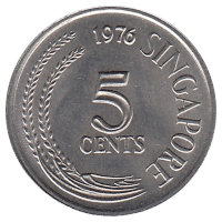 Сингапур 5 центов 1976 год