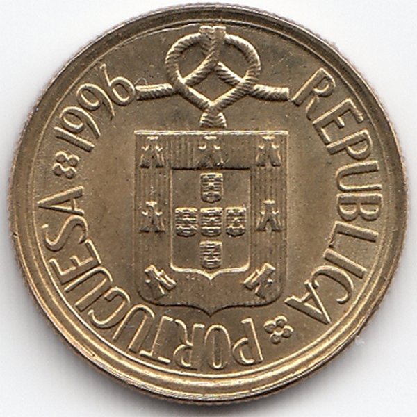 Португалия 1 эскудо 1996 год