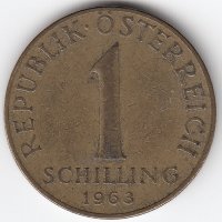 Австрия 1 шиллинг 1963 год