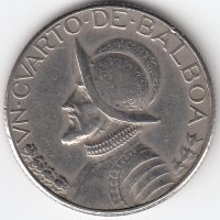 Панама  1/4 бальбоа  1975 год