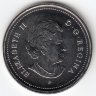 Канада 25 центов 2004 год