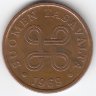 Финляндия 5 пенни 1969 год
