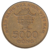 Вьетнам 5000 донгов 2003 год