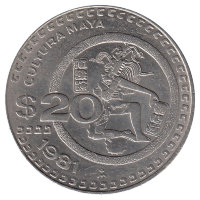 Мексика 20 песо 1981 год