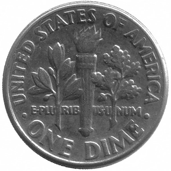 США 10 центов 1983 год (D)