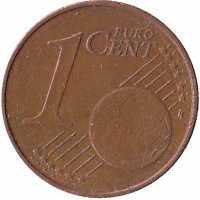 Австрия 1 евроцент 2004 год