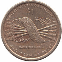 США 1 доллар 2010 год (D)