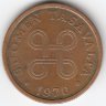 Финляндия 5 пенни 1970 год