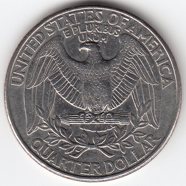 США 25 центов 1998 год (P)