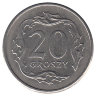 Польша 20 грошей 1998 год