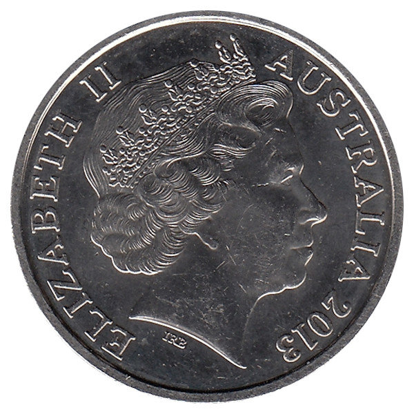 Австралия 10 центов 2013 год