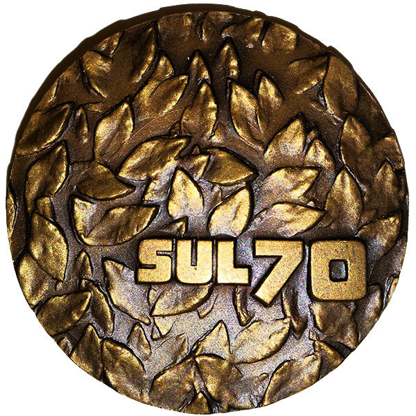 Финляндия настольная спортивная медаль «Suomen Urheiluliitto» 1976 год