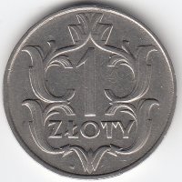 Польша 1 злотый 1929 год