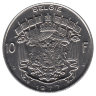 Бельгия (Belgie) 10 франков 1977 год