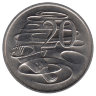 Австралия 20 центов 1980 год