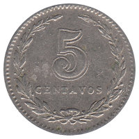 Аргентина 5 сентаво 1940 год